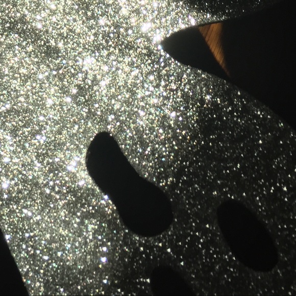 🐬 CLEARANCE ITEM: 13” Glittery Ghost Hanging Halloween Decoration - Picture 15 of 16